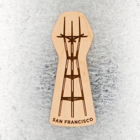 Workday Rising Wood Keychains and Magnets