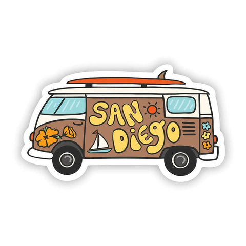 California and Bay Area City Inspired Stickers