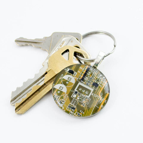 Recycled Circuit Board Keychains