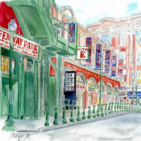 Fenway Park & TD Garden Giclee Blocks