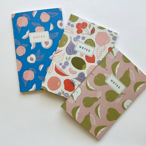 Fresh Fruit Notebooks