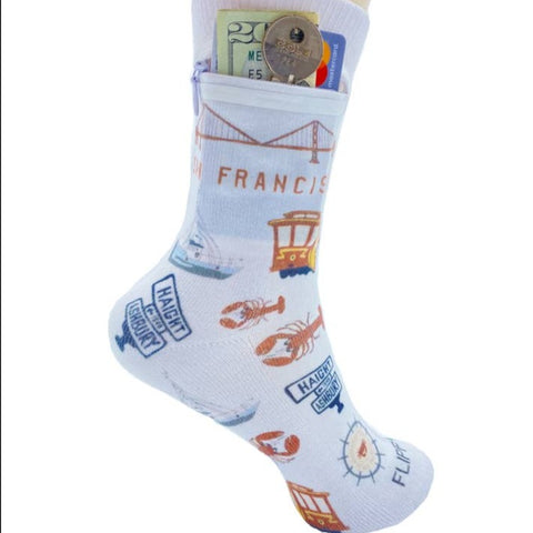 Zipper Socks