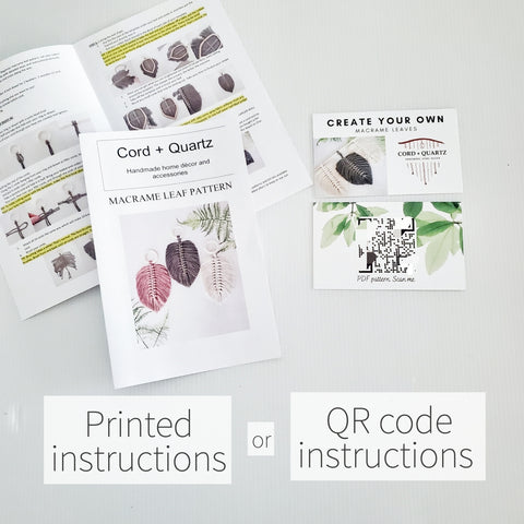 Macrame DIY Leaf Kit