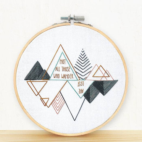 DIY Nature Embroidery Kits