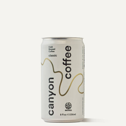 Canyon Coffee can on a white background