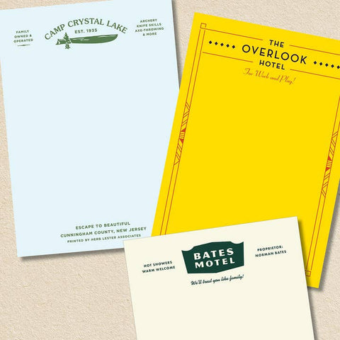 Fictional Hotel Notepads