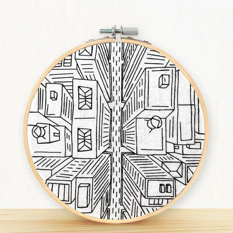 DIY City Scenes Embroidery Kits