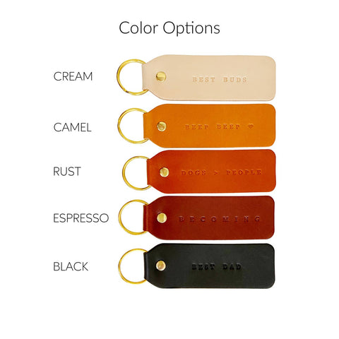 Handmade Leather Keychains