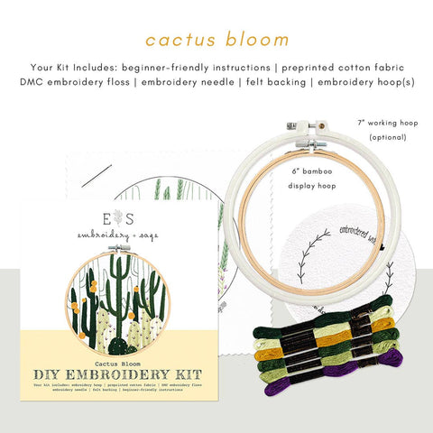DIY Nature Embroidery Kits