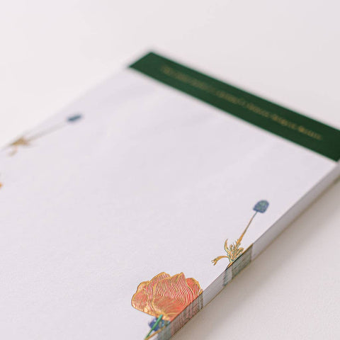 Large Gold-Foil Accented Notepads