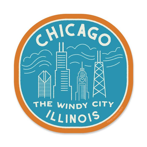 Charming, Colorful City and State Stickers