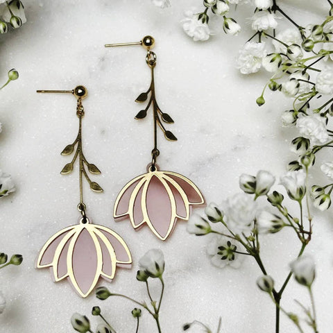 Tulip Drop Earrings