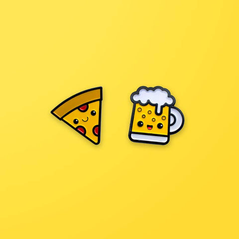 Foodie Enamel Pin Sets