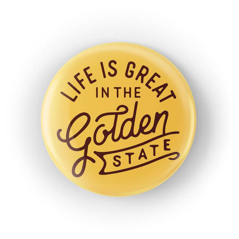 Custom Set of California Buttons & Logo'd Button