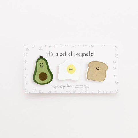 Fun Food & Drink Wood Magnets