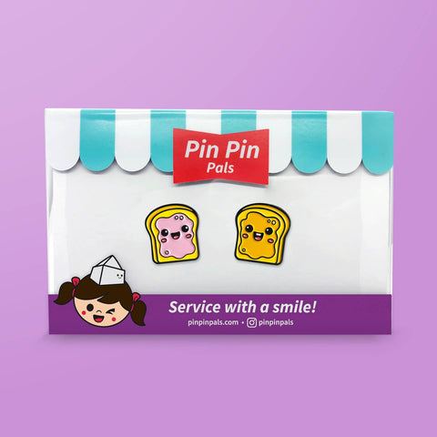 Foodie Enamel Pin Sets