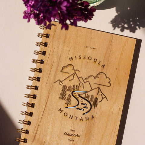 Custom City Wood Journal