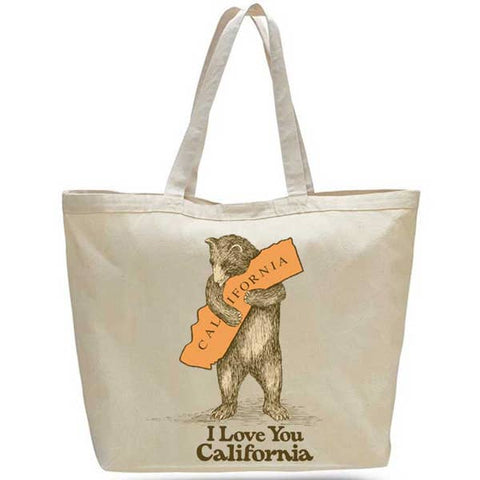 Large California Bear Beach Bag