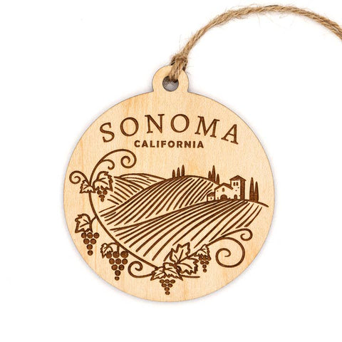 California Wood Magnets & Keychains
