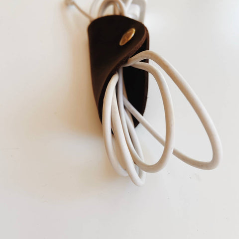 Workday Handmade Leather Cord Keeper
