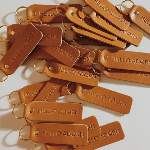 Handmade Leather Keychains