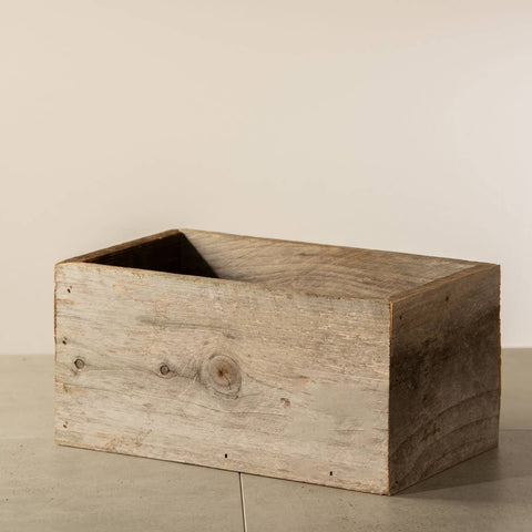Reclaimed Wood Planter / Organizer Crate