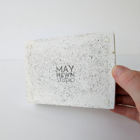 Concrete Self Draining Soap Dish