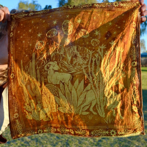 Sun-Dyed Desert-Scape Bandanas