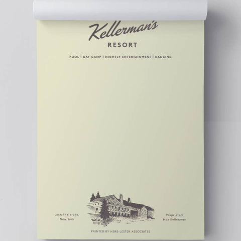 Fictional Hotel Notepads