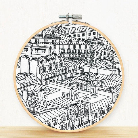 DIY City Scenes Embroidery Kits