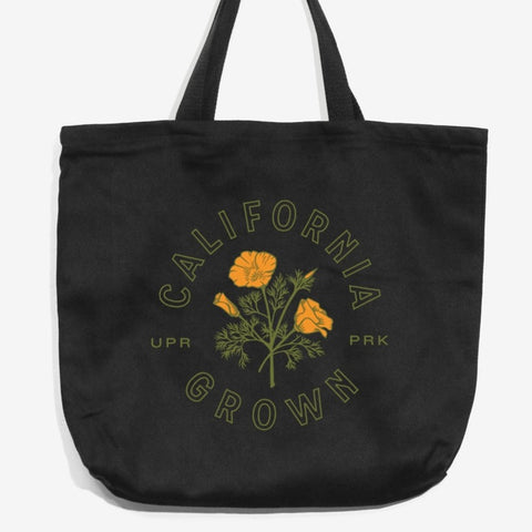 California Poppy Tote Bags