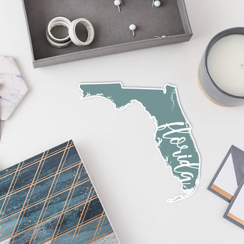 Florida State and Symbol Stickers