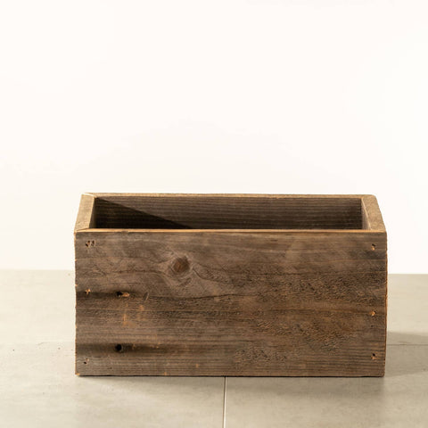 Reclaimed Wood Planter / Organizer Crate