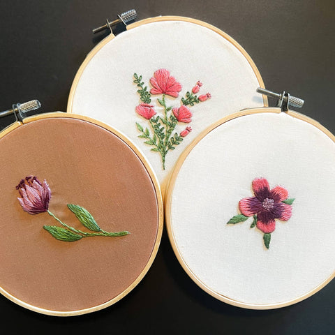 Flower Embroidery Kit