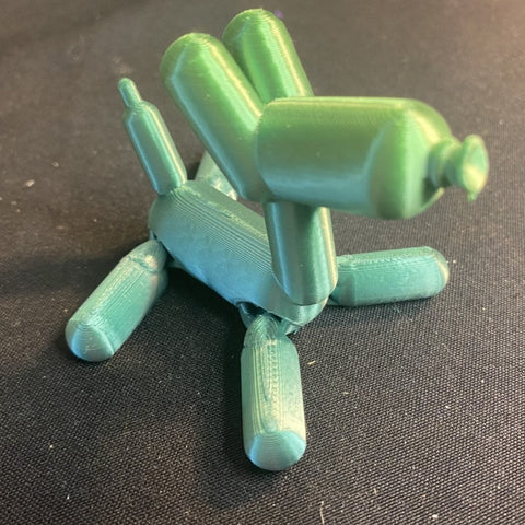 3D Printed Balloon Dog Fidget Toy