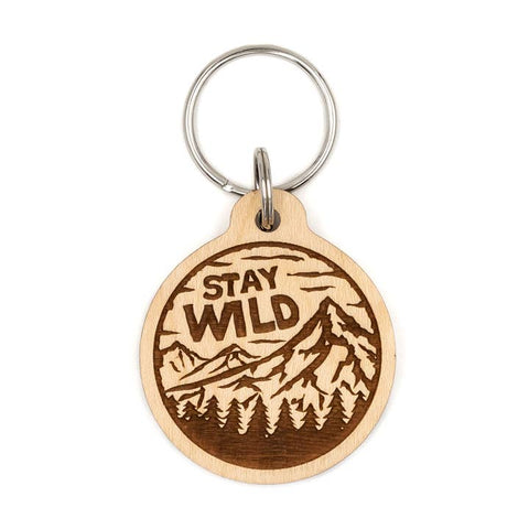 California Wood Magnets & Keychains