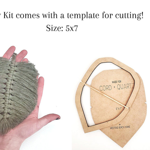 Macrame DIY Leaf Kit