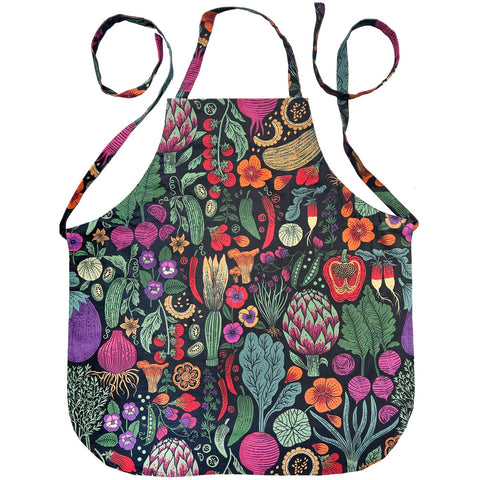 Colorful Cotton Fruit & Veggie Aprons