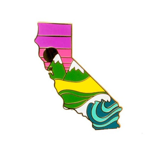 Golden State California Pin