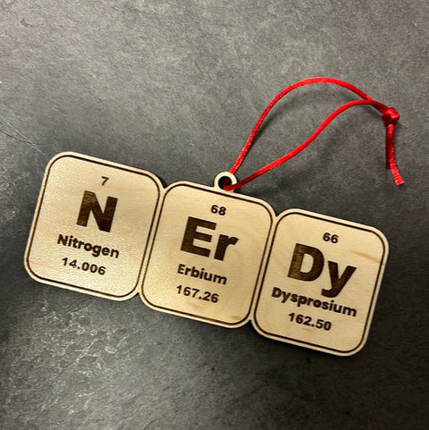Maple Wood Science Ornaments