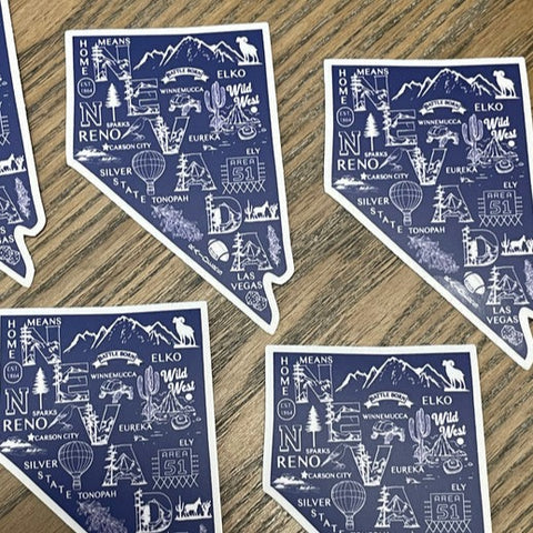Nevada and Tahoe Stickers