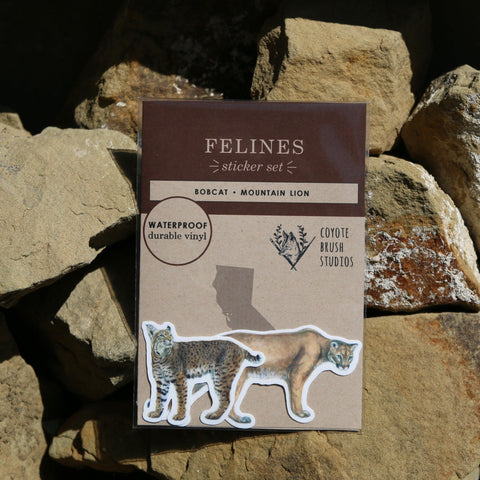 California Flora & Fauna Sticker Sets