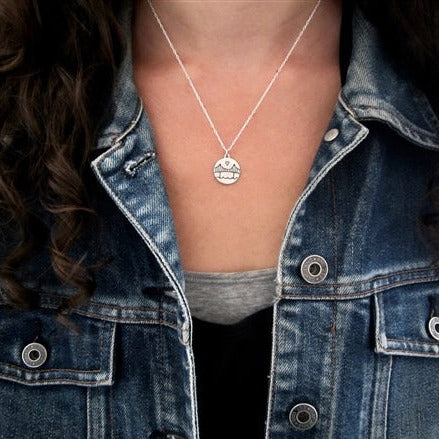 Sterling Silver Golden Gate Bridge Necklace