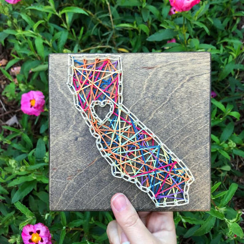 Workday String Art Plaque