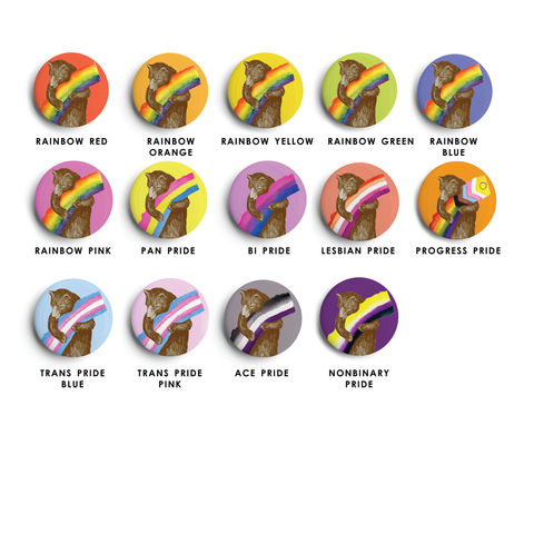 California Flora & Fauna Round Magnets