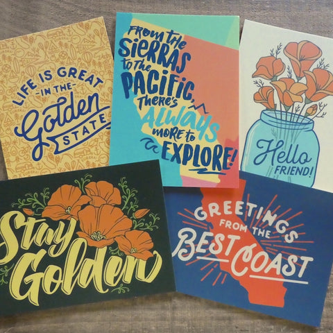 California Postcard Set