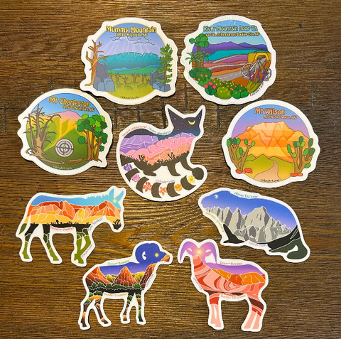 Outdoor Southwest Adventure Stickers
