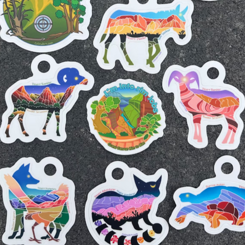 Outdoor Southwest Adventure Stickers