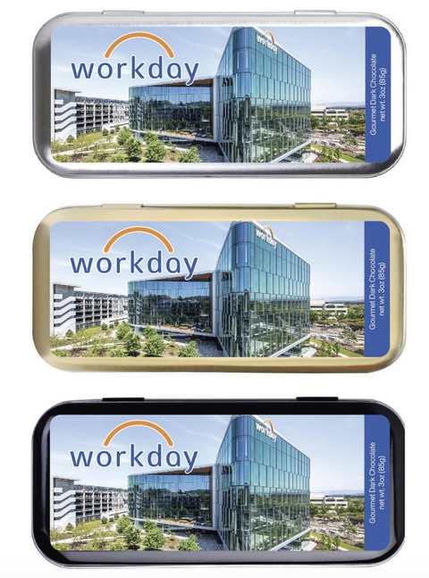 Workday Customizable San Francisco Chocolate & Confection Tins