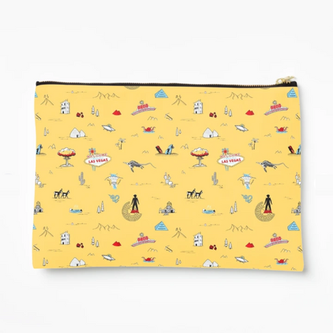 Nevada & Las Vegas-Themed Zippered Pouches